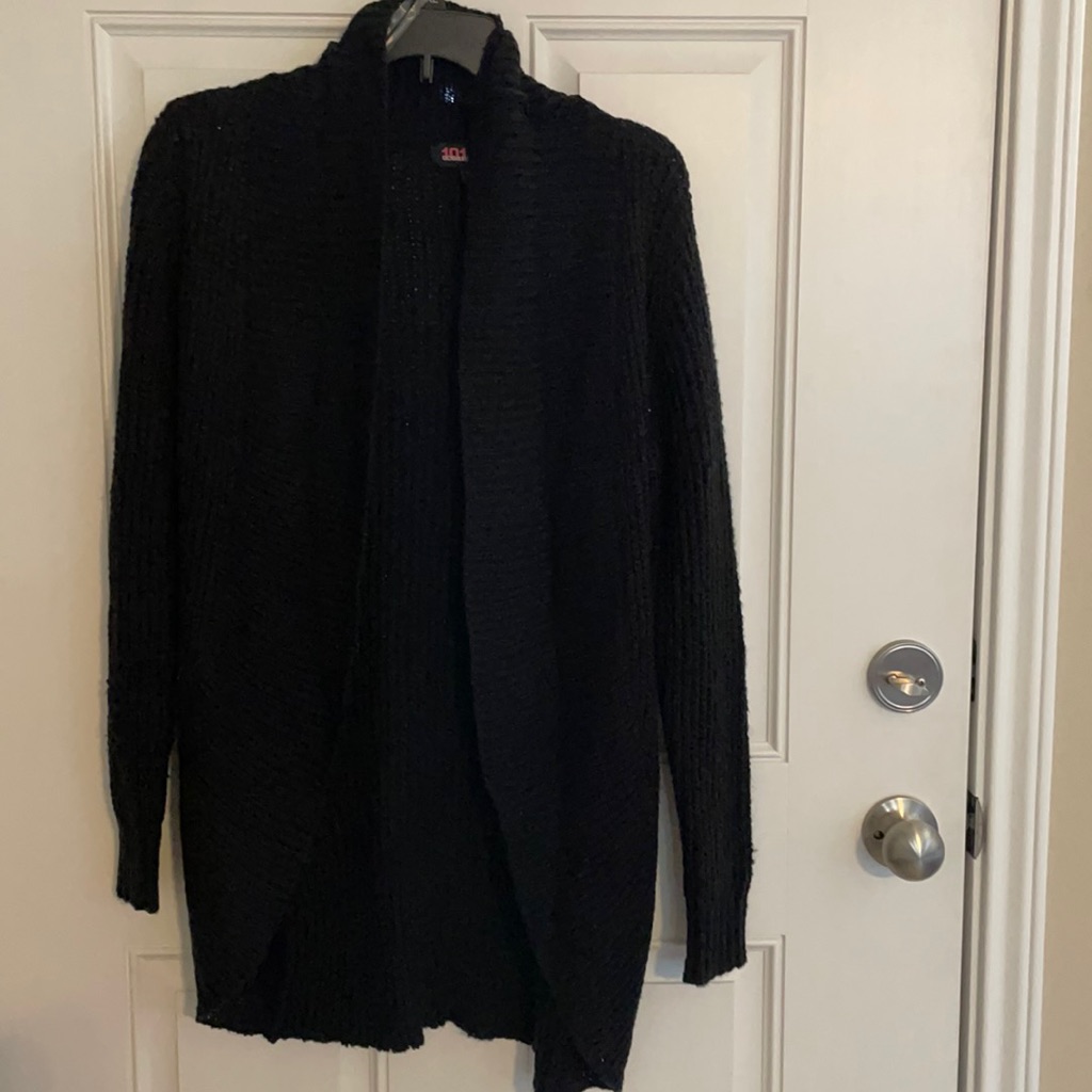 Solid Black Cardigan
